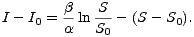 I - I = b-ln S--- (S - S ).
    0   a   S0        0
