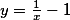 y=\frac{1}{x}-1